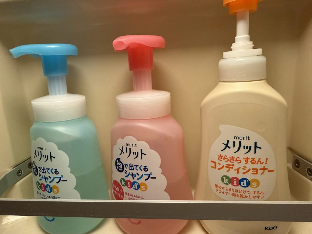 キッズ用のシャンプーとボディソープ
