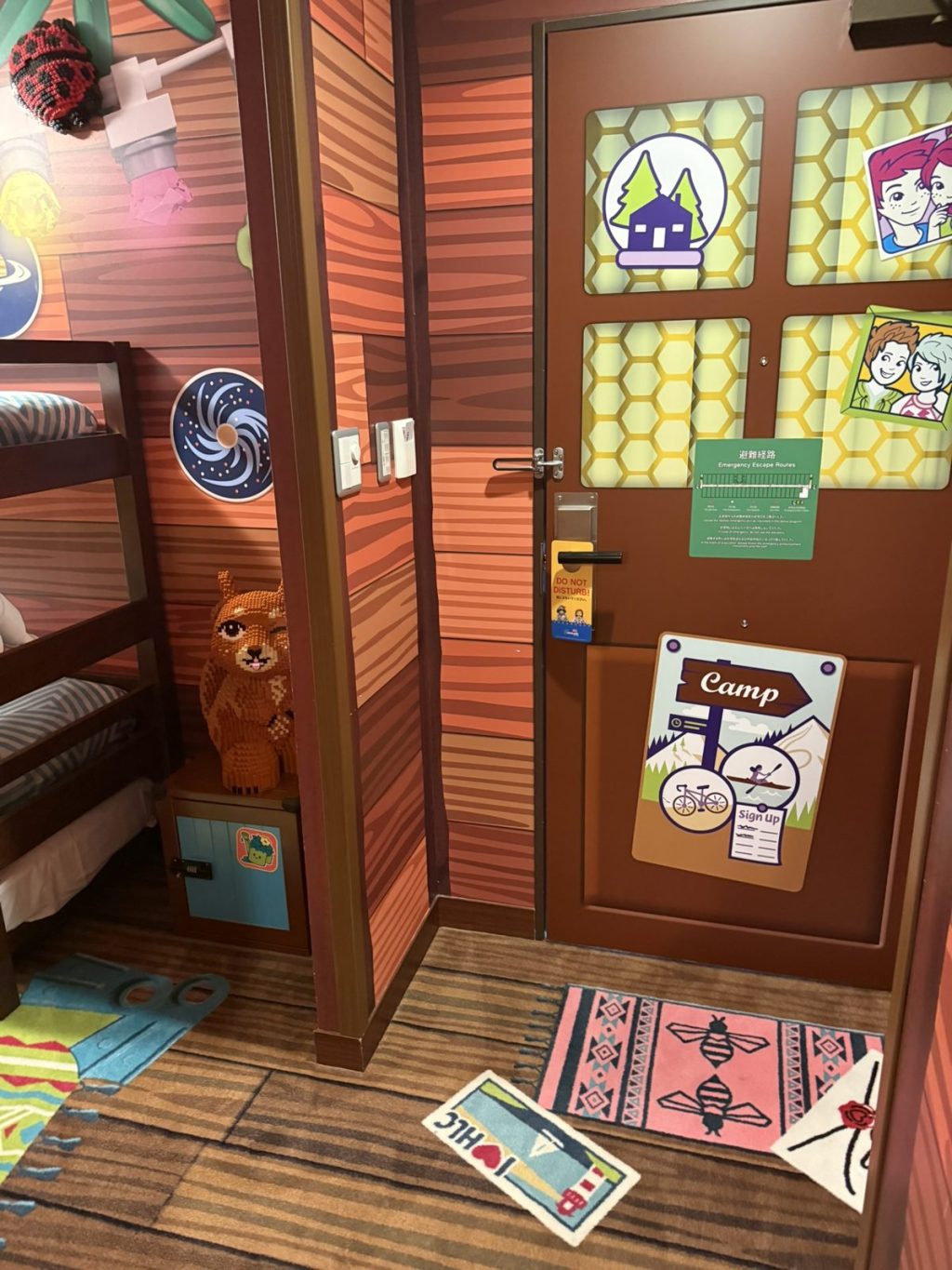 レゴランド・ジャパン・ホテルのフレンズスイートの入口