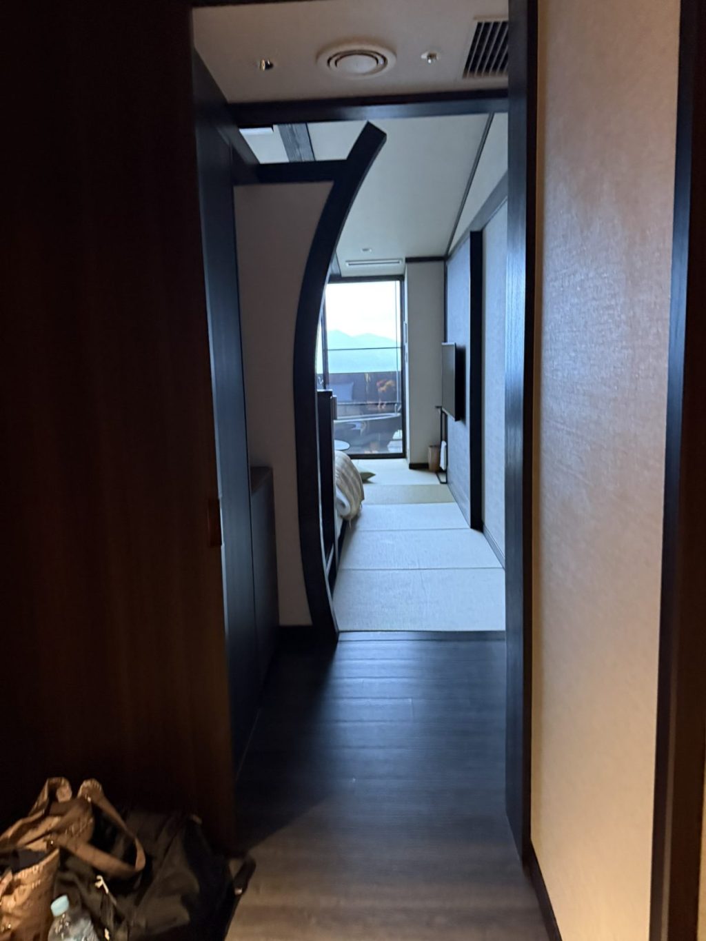 天悠の客室の入口